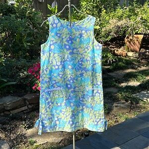 LILLY PULITZER (Sz: 6) Pastel Colored (Blues & Greens) Shift Dress
